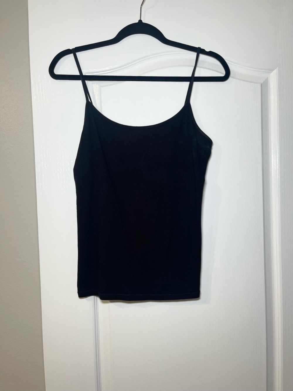 Aeropostale Women’s Black Favorite Black Cami Tank Top Size Large Stretch - Picture 6 of 10